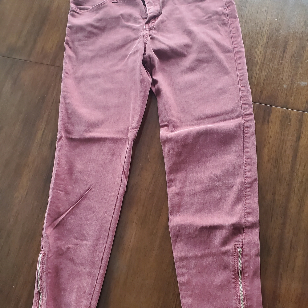 Just Black Dusty Red Jeans